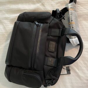 NWT Tumi Brooks Slim Briefcase Black